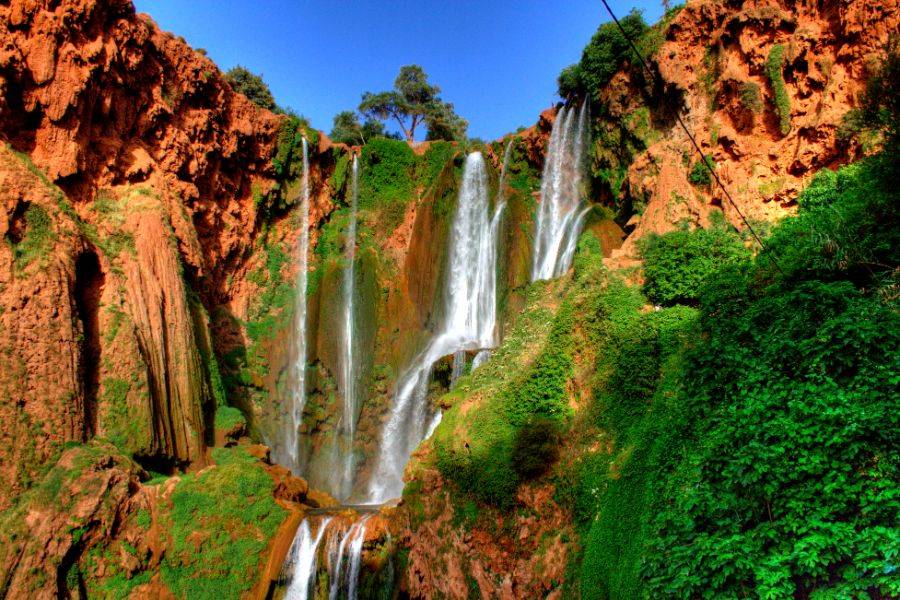 Escursione di 2 giorni alle cascate di Ouzoud e Iminifri