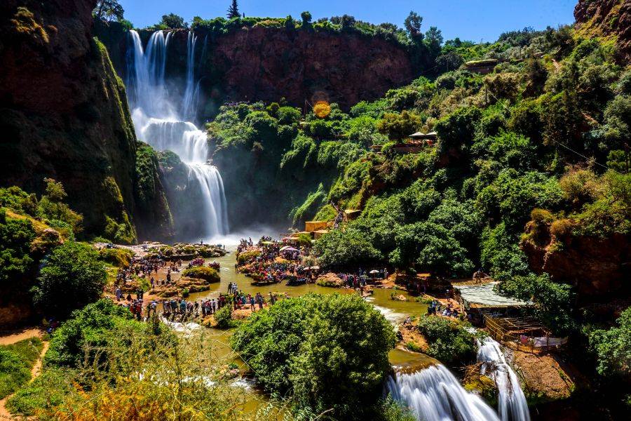 Escursione di 2 giorni alle cascate di Ouzoud e Iminifri