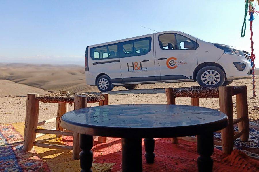 Quad Bike, Camel Ride e cena nel deserto roccioso di Agafay