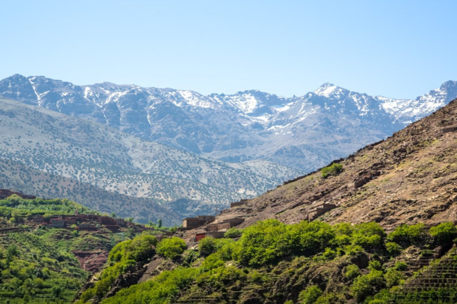 Montagna dell'Alto Atlante con visita alla moschea di Tinmel