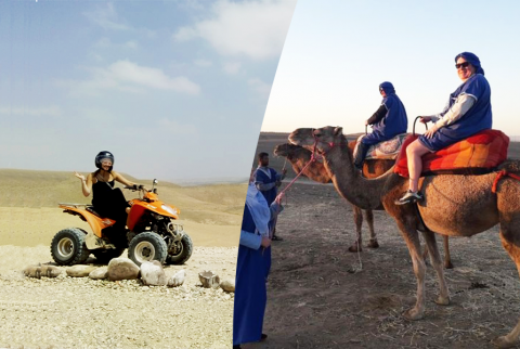 Camel Ride & Quad Bike Experience all'Agafay Rocky Desert