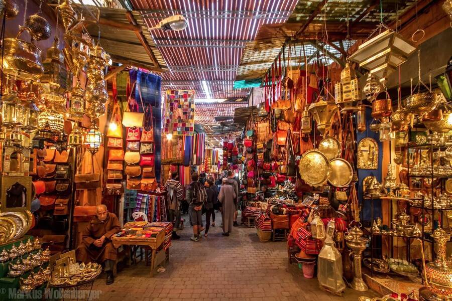 Souk tradizionali di Marrakech e visita alla vecchia medina