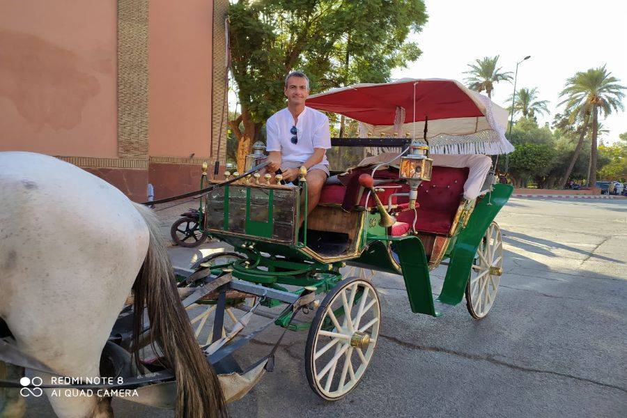 Un bellissimo tour con carrozza e visite al giardino Majorelle