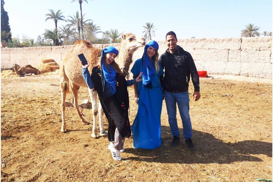 Giro in cammello nella Palmeraie di Marrakech