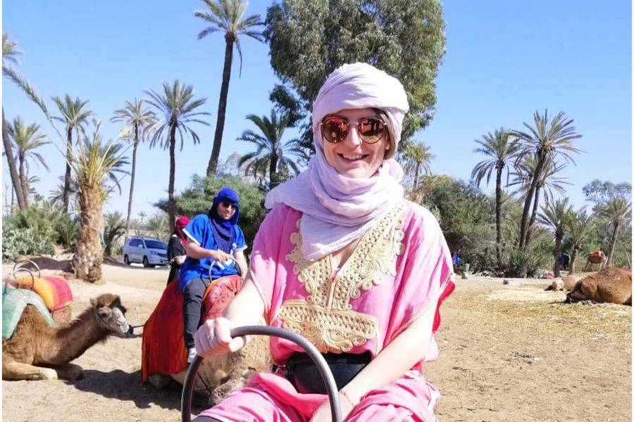 Giro in cammello nella Palmeraie di Marrakech