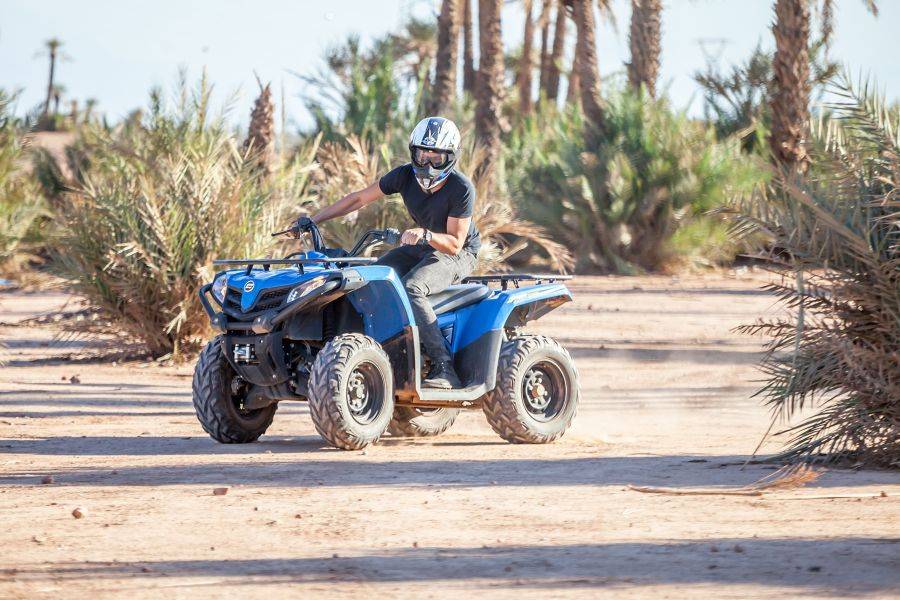 Giro in cammello e quad in Marrakech Palmeraie