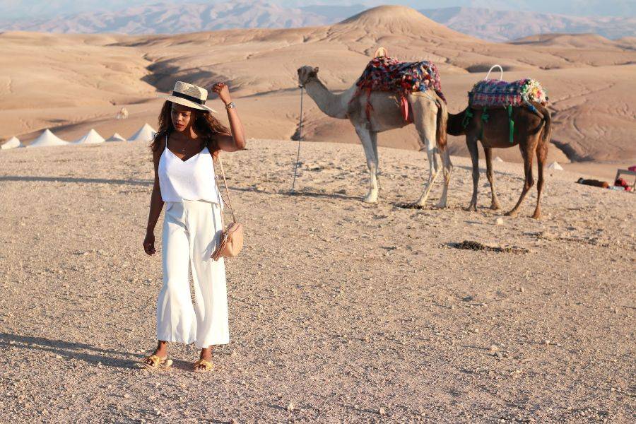 Quad Bike, Camel Ride e cena nel deserto roccioso di Agafay