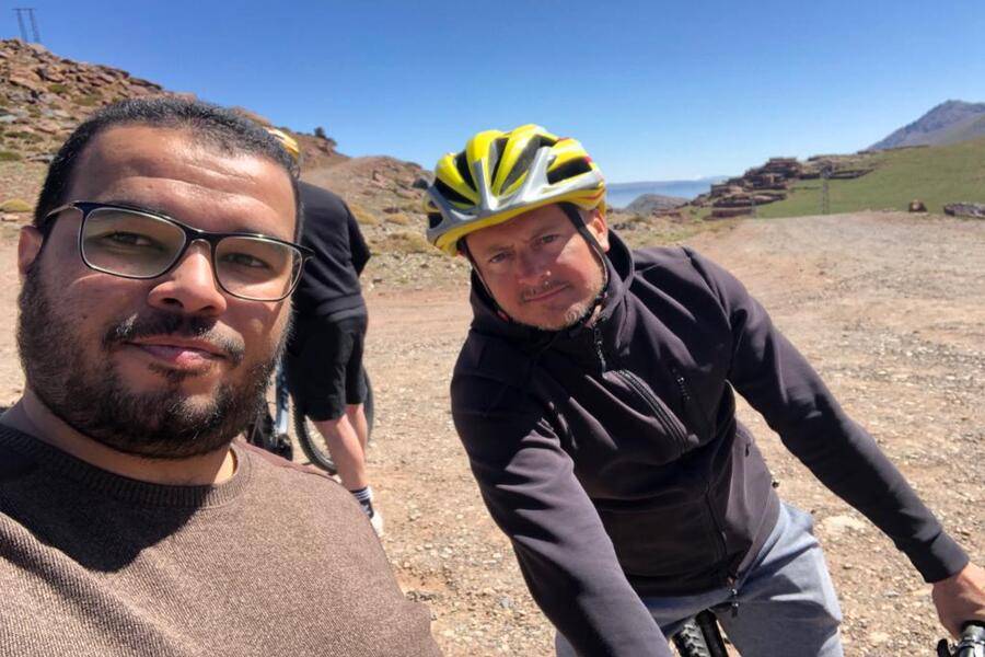 Tour in bicicletta alla montagna dell'Atlante e al villaggio berbero da Marrakech