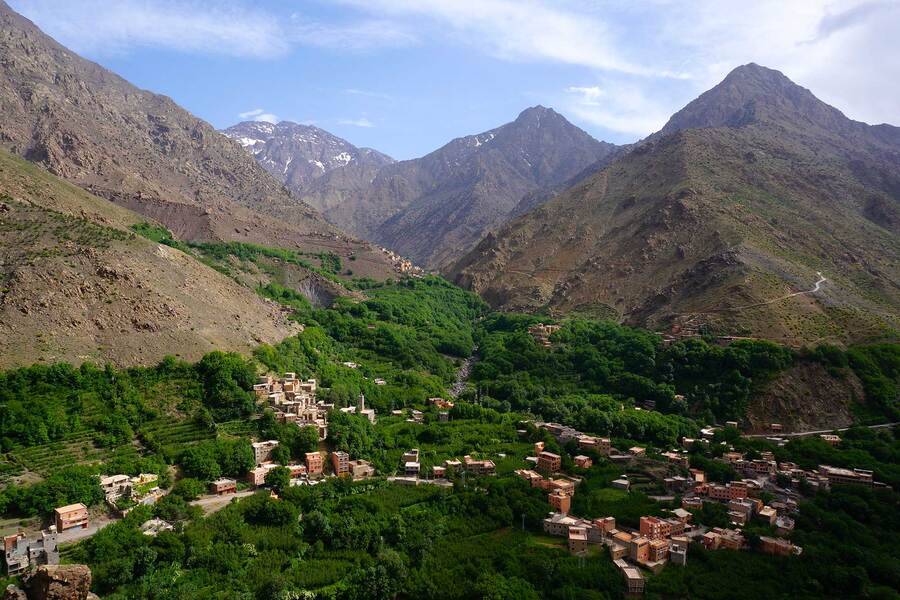 Imlil sull'Alto Atlante con il Camel Riding & Diner nel deserto di Agafay