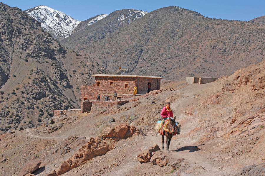 Imlil sull'Alto Atlante con il Camel Riding & Diner nel deserto di Agafay