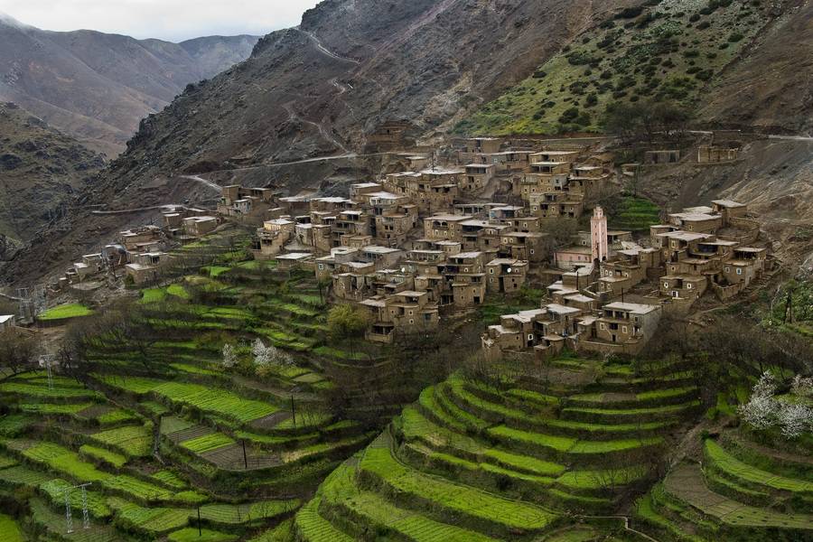 Imlil sull'Alto Atlante con il Camel Riding & Diner nel deserto di Agafay