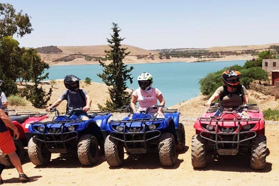 Esperienza in quad sul lago Lalla Takerkoust da Marrakech