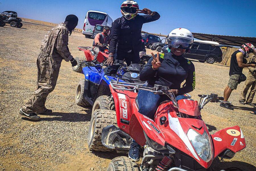 Quad Bike, Camel Ride e cena nel deserto roccioso di Agafay