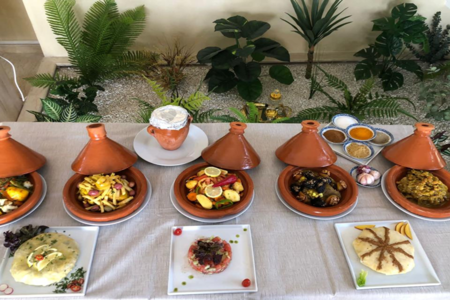 Esperienza di pranzo, ristorante marocchino Chouf L'Or con pick up