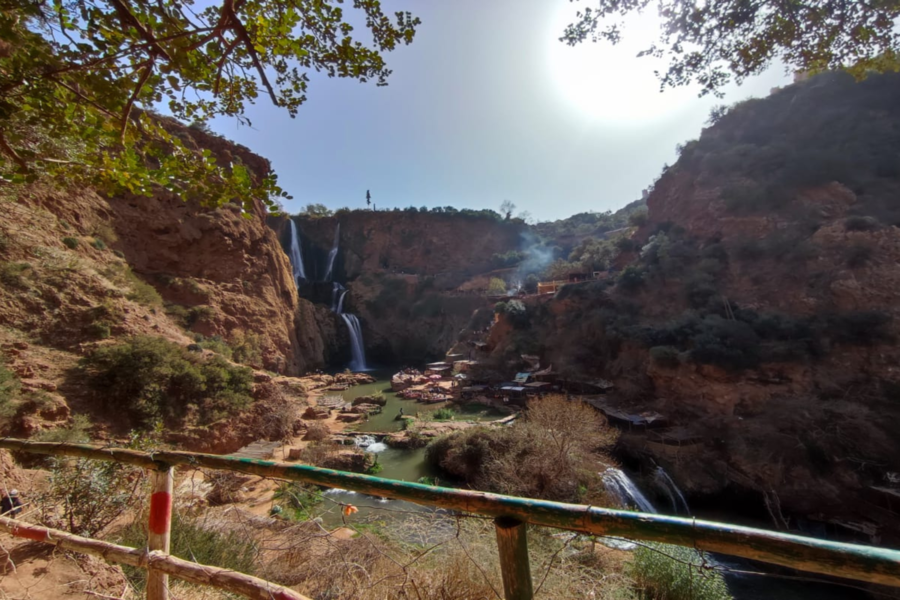 Tour di un'intera giornata alle cascate di Ouzoud con gita in barca