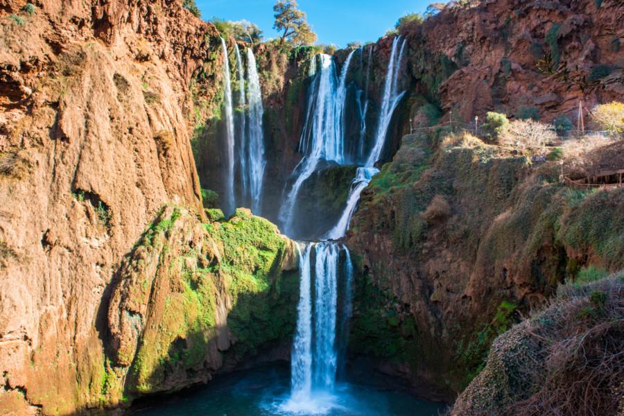 Tour di un'intera giornata alle cascate di Ouzoud con gita in barca