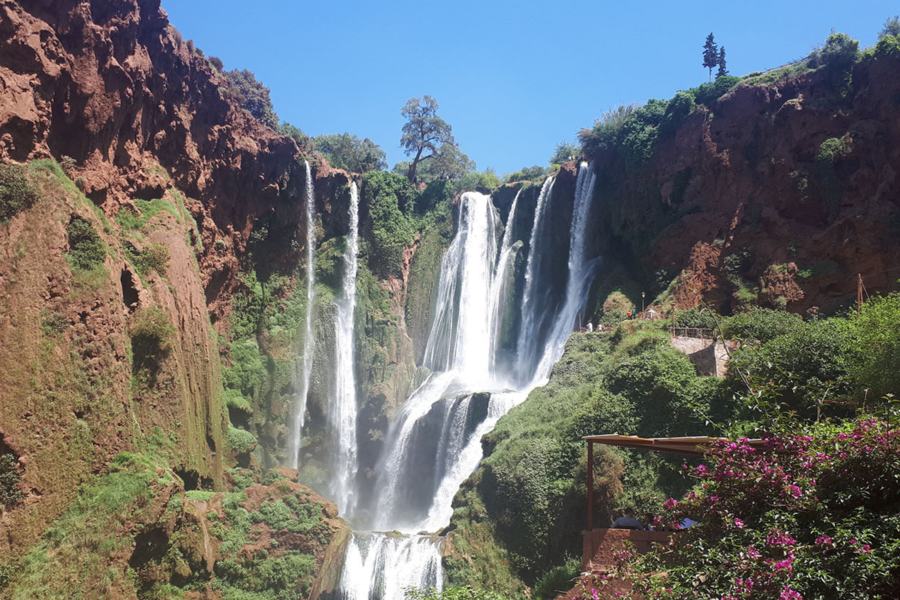 Tour di un'intera giornata alle cascate di Ouzoud con gita in barca